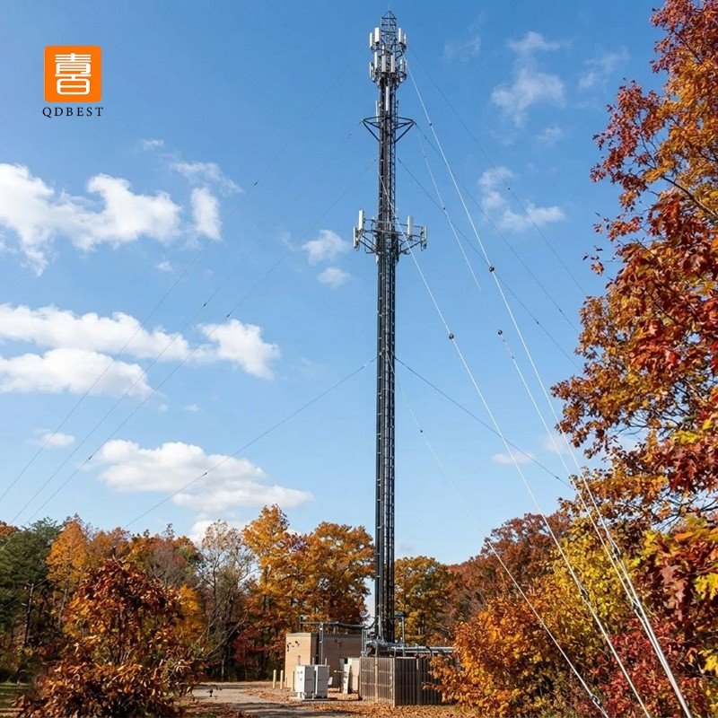 china 60M Antenna and Microwave Guyed Wire Tower